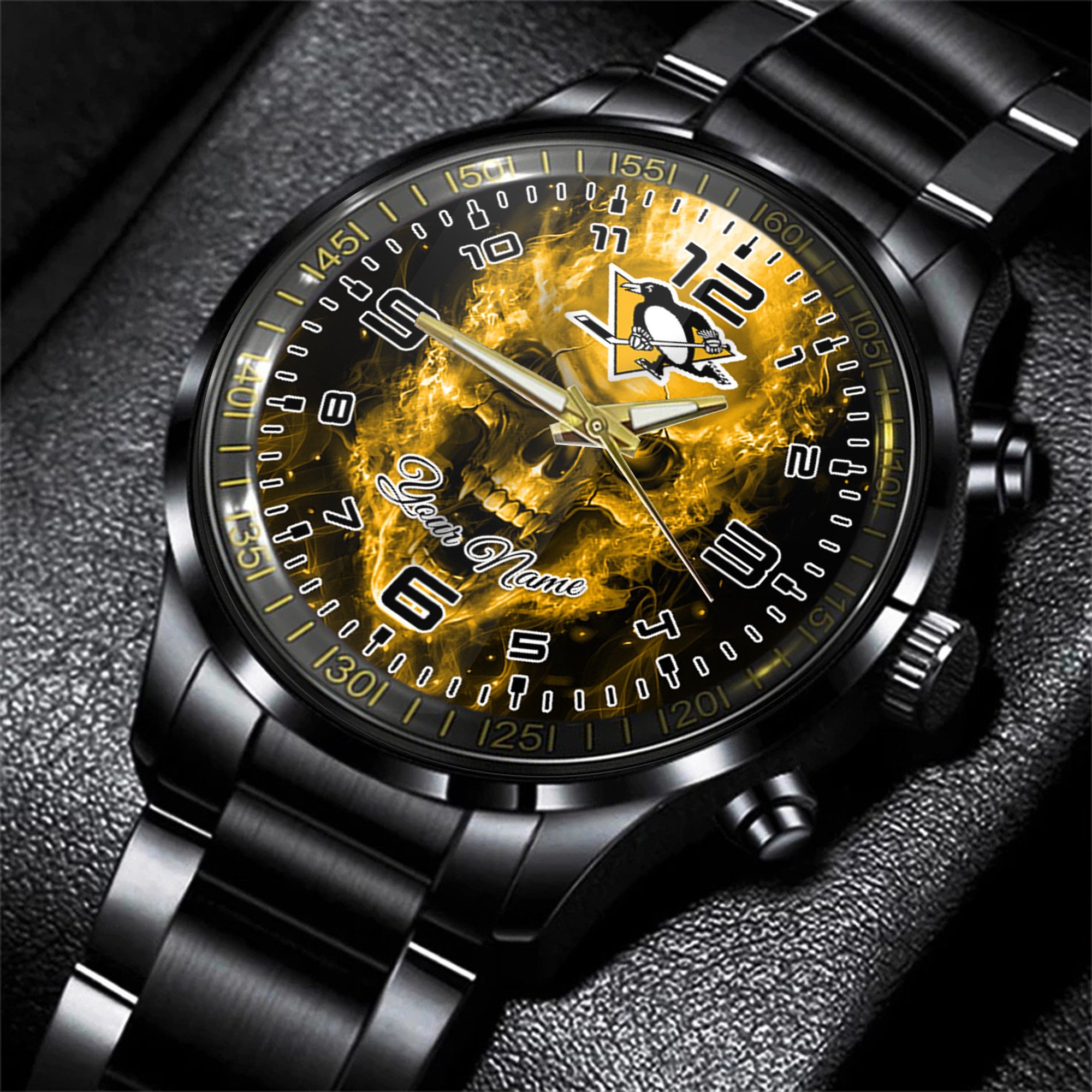 pittsburgh penguins nhl personalized style hand watch gift for fans 95rjs