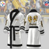 pittsburgh steelers nfl personalized fleece bathrobe 5divy