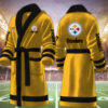 pittsburgh steelers nfl personalized fleece bathrobe cjlhm