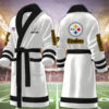 pittsburgh steelers nfl personalized fleece bathrobe cqjwf