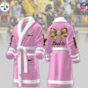 pittsburgh steelers nfl personalized fleece bathrobe xgtkr