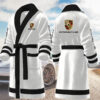 porsche motocycles personalized fleece bathrobe d2ru2