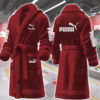 puma motocycles personalized fleece bathrobe 4jymv