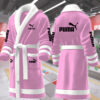 puma motocycles personalized fleece bathrobe d5iwp