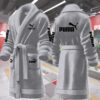 puma motocycles personalized fleece bathrobe ntxct