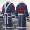 ram motocycles personalized fleece bathrobe juzy7