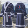 scania motocycles personalized fleece bathrobe umkvu