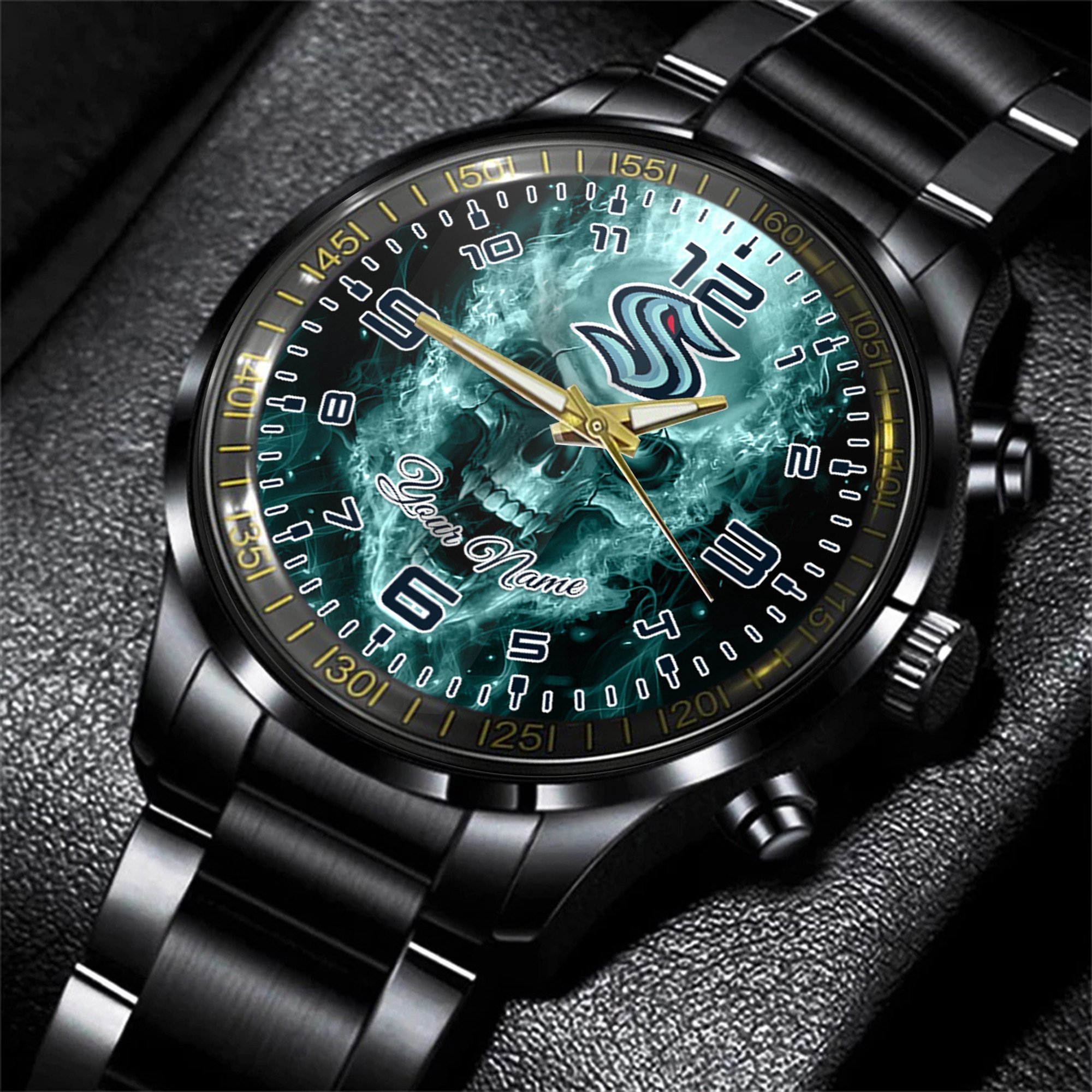 seattle kraken nhl personalized style hand watch gift for fans sbnph