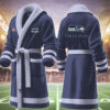 seattle seahawks nfl personalized fleece bathrobe vdoqp