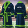 seattle seahawks nfl personalized fleece bathrobe x2xyw