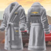 silverado motocycles personalized fleece bathrobe c1fjm