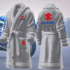 suzuki motocycles personalized fleece bathrobe tpdes