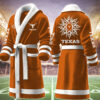 texas longhorns ncaa personalized fleece bathrobe 11byq