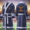 texas longhorns ncaa personalized fleece bathrobe ctmrs