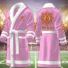 texas longhorns ncaa personalized fleece bathrobe pzvbp