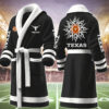 texas longhorns ncaa personalized fleece bathrobe wmfre
