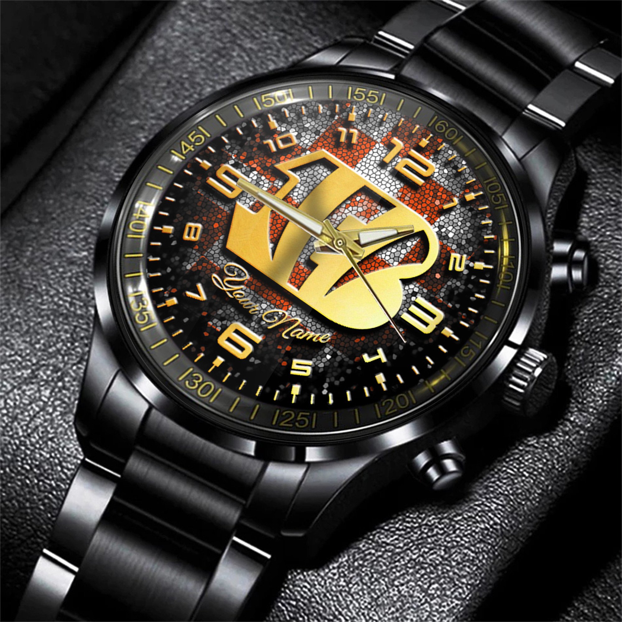 washington commanders nfl personalized 3d men hand watch gift for fans for father ti0uk