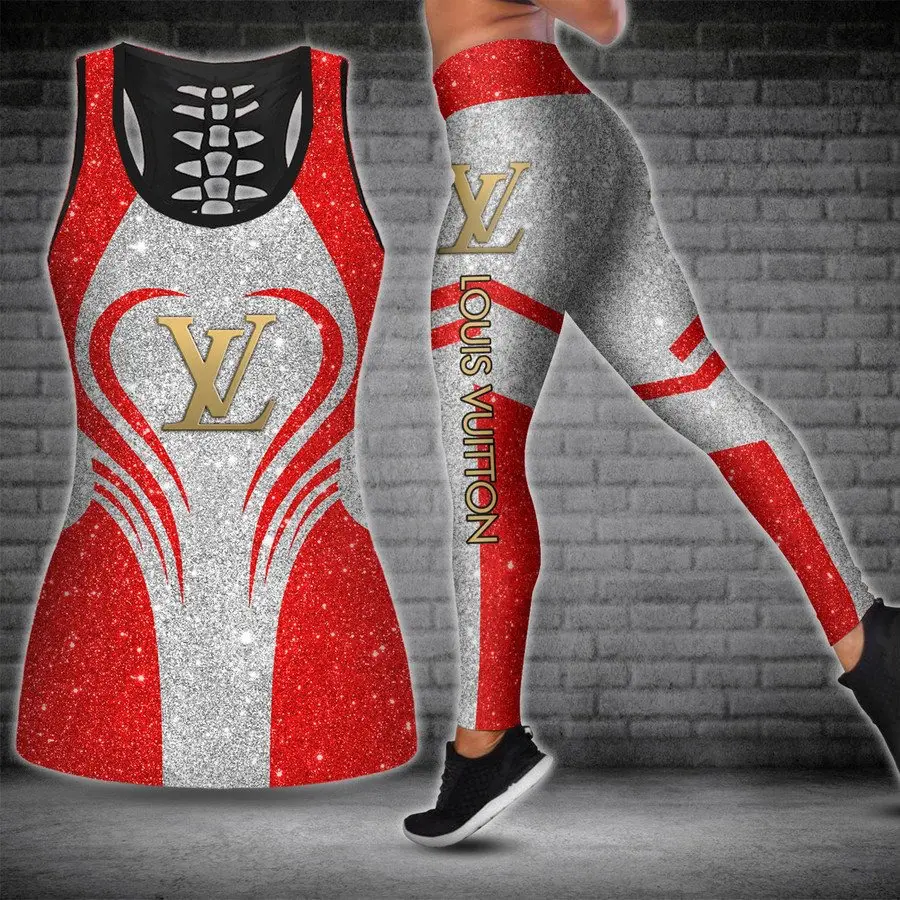 133255974323140552 louis vuitton red tank top leggings lv luxury clothing clothes outfit gym for women 83 htlsbqymj