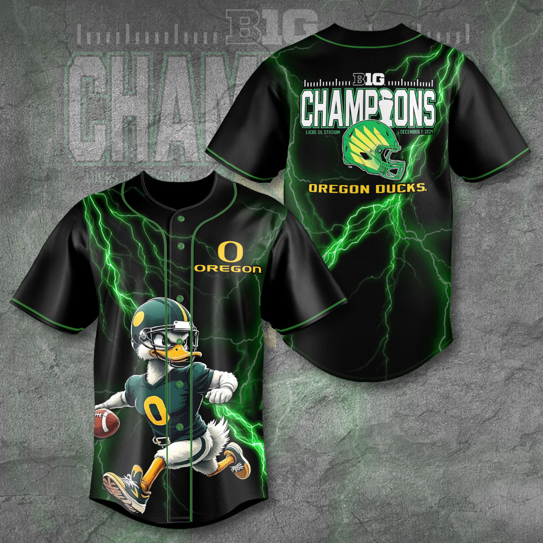 Oregon Ducks Football 3D Baseball Jersey VANDH4184 Hanh