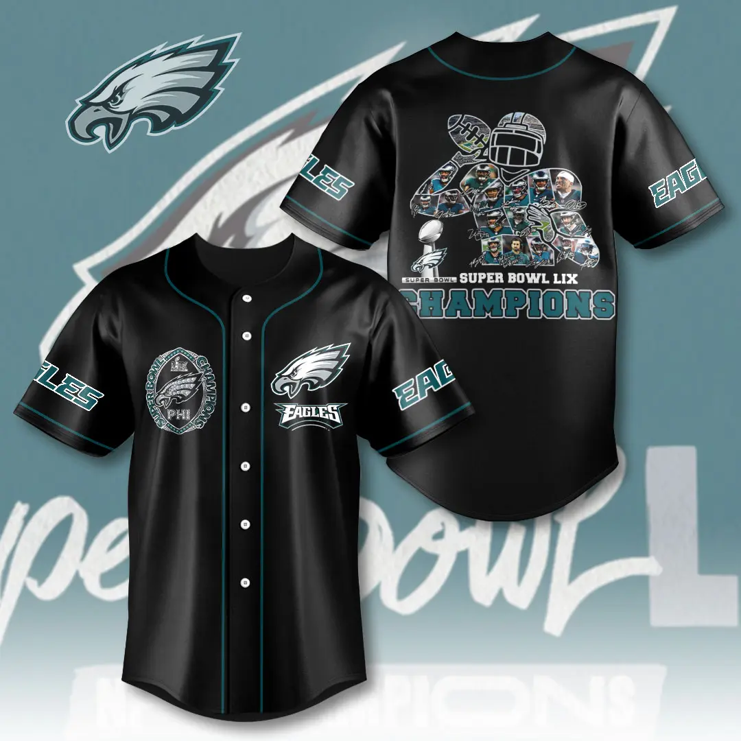 Philadelphia Eagles Baseball Jersey HOATT8804