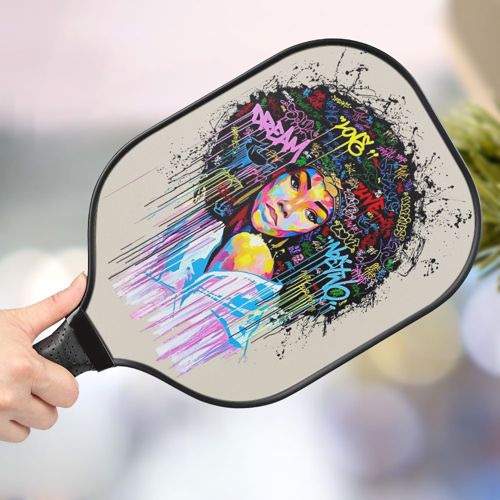jwdazzle african american women personalized pickleball paddle oktq1