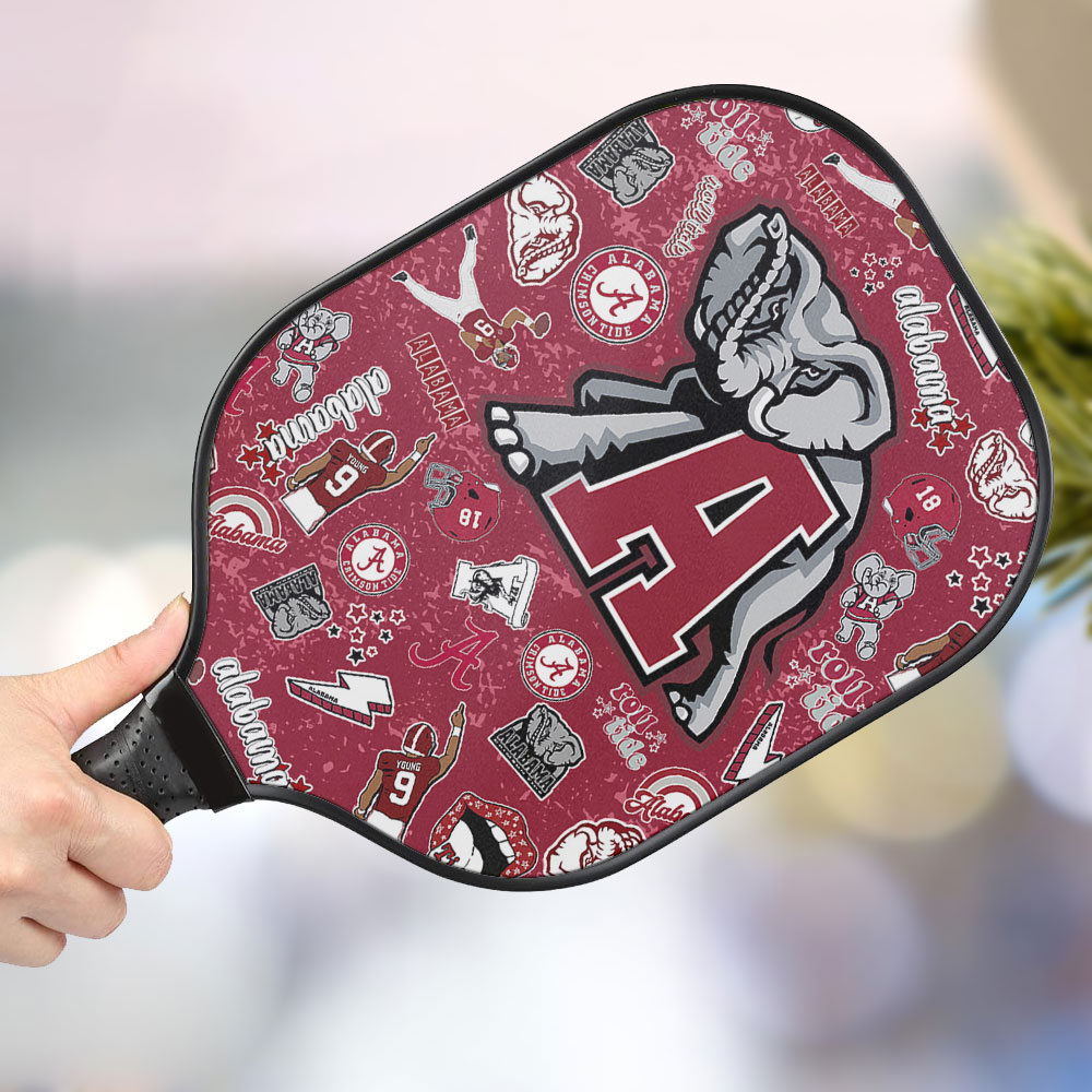 jwdazzle alabama crimson tide personalized pickleball paddle q81qn