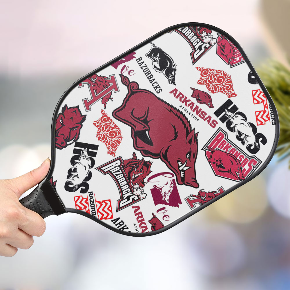 jwdazzle arkansas razorbacks personalized pickleball paddle uevwe
