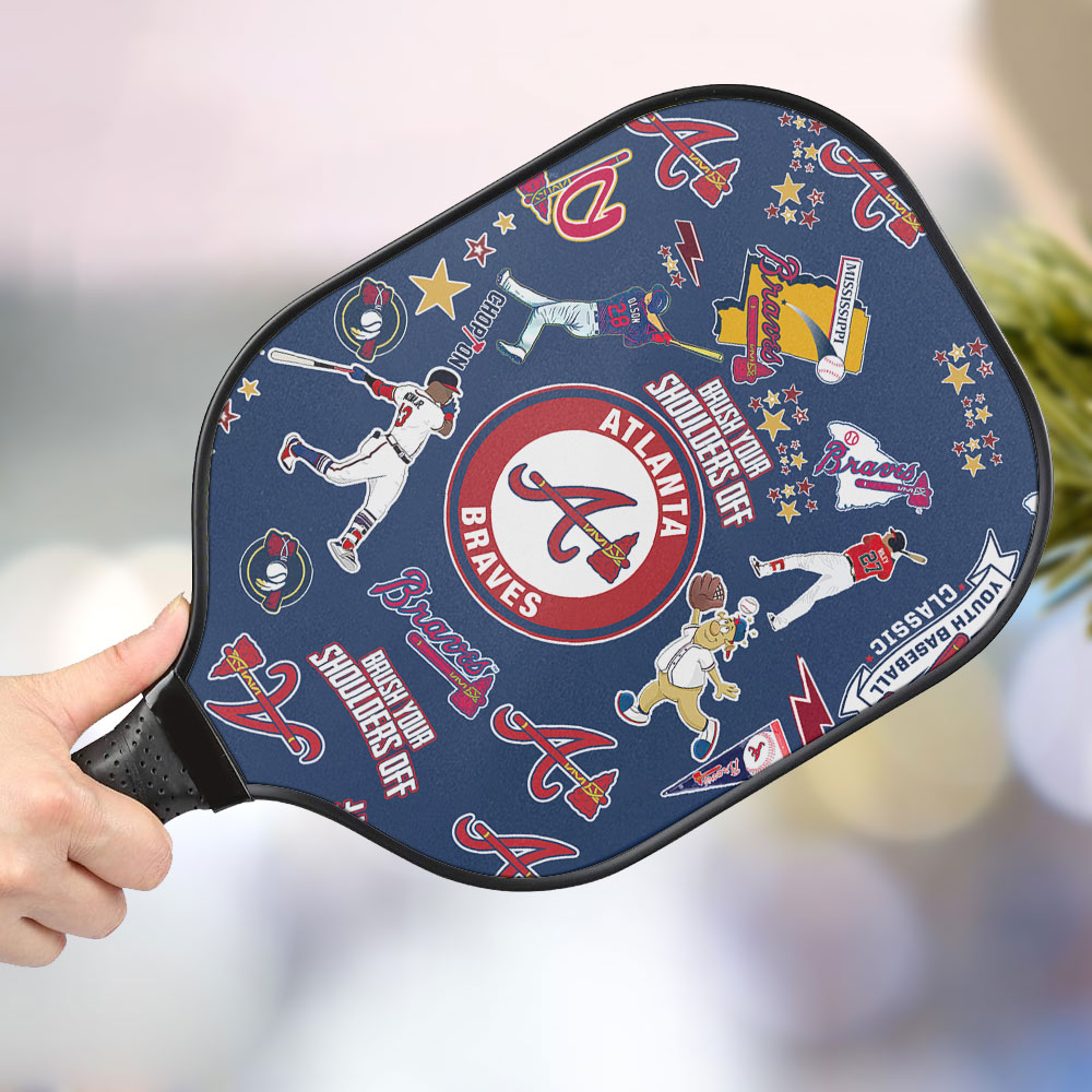jwdazzle atlanta braves personalized pickleball paddle zojkr