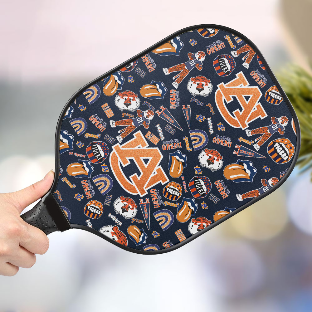 jwdazzle auburn tigers personalized pickleball paddle taesk