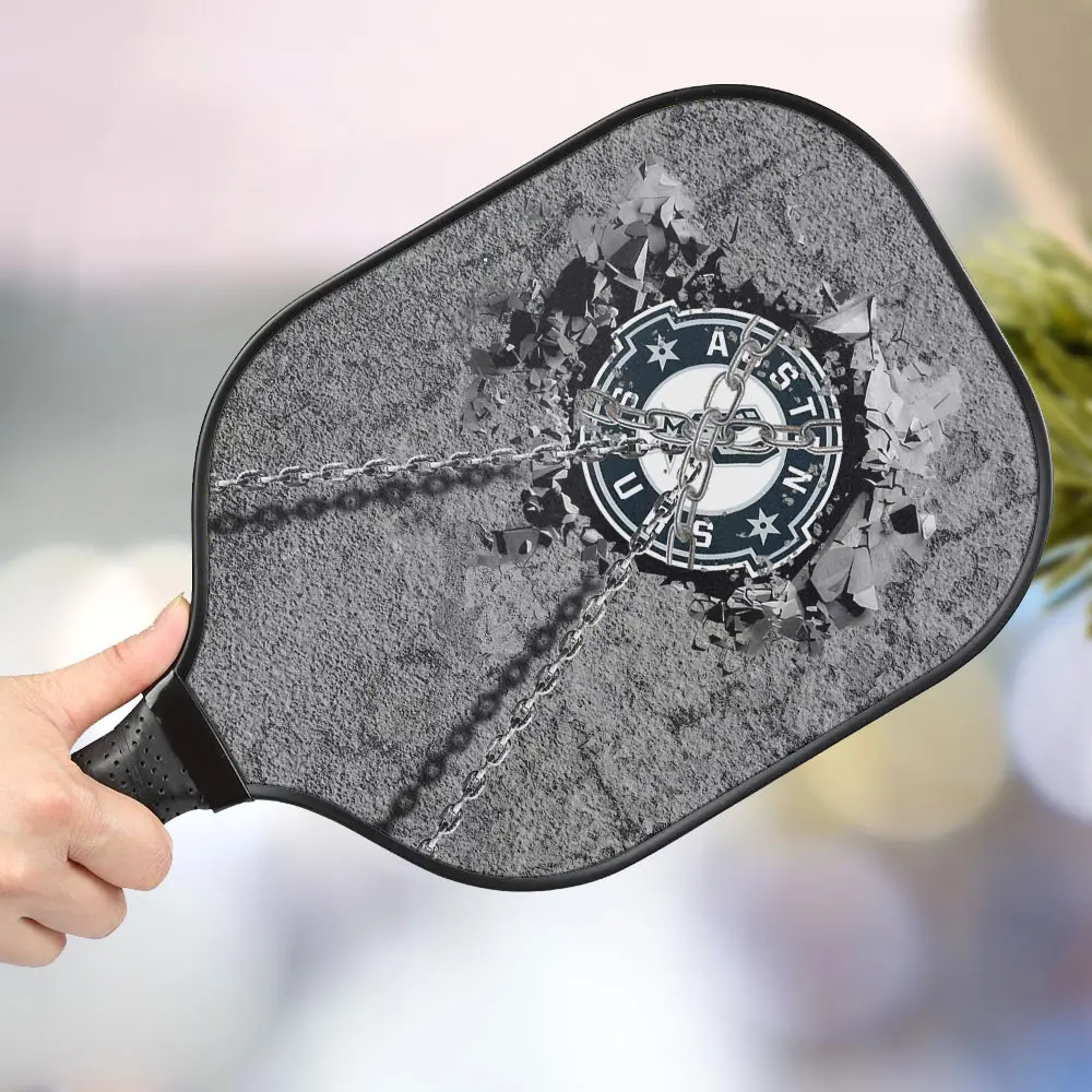 jwdazzle austin spurs personalized pickleball paddle nsvk3