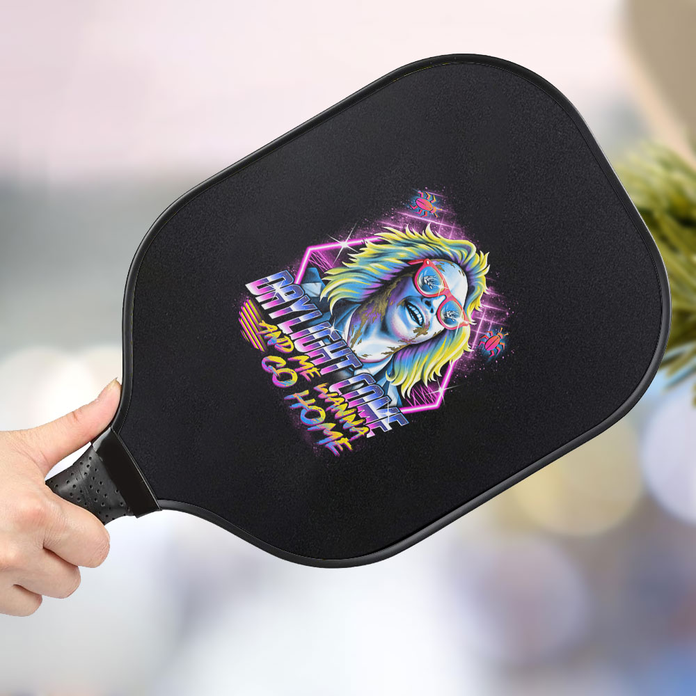 jwdazzle beetlejuice daylight come personalized pickleball paddle srgey