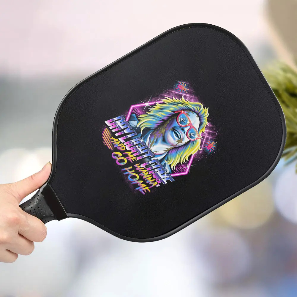 jwdazzle beetlejuice daylight come personalized pickleball paddle srgey