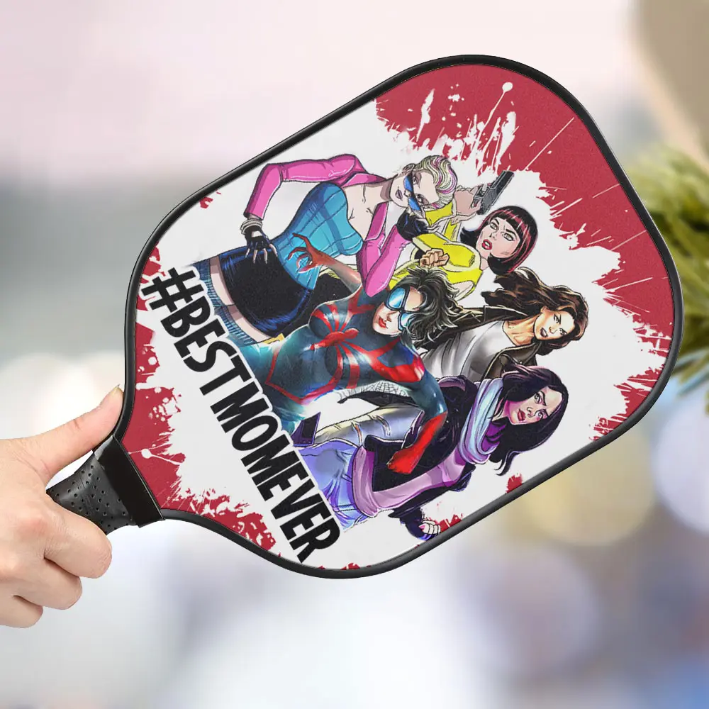 jwdazzle best mom ever personalized pickleball paddle f4hxb