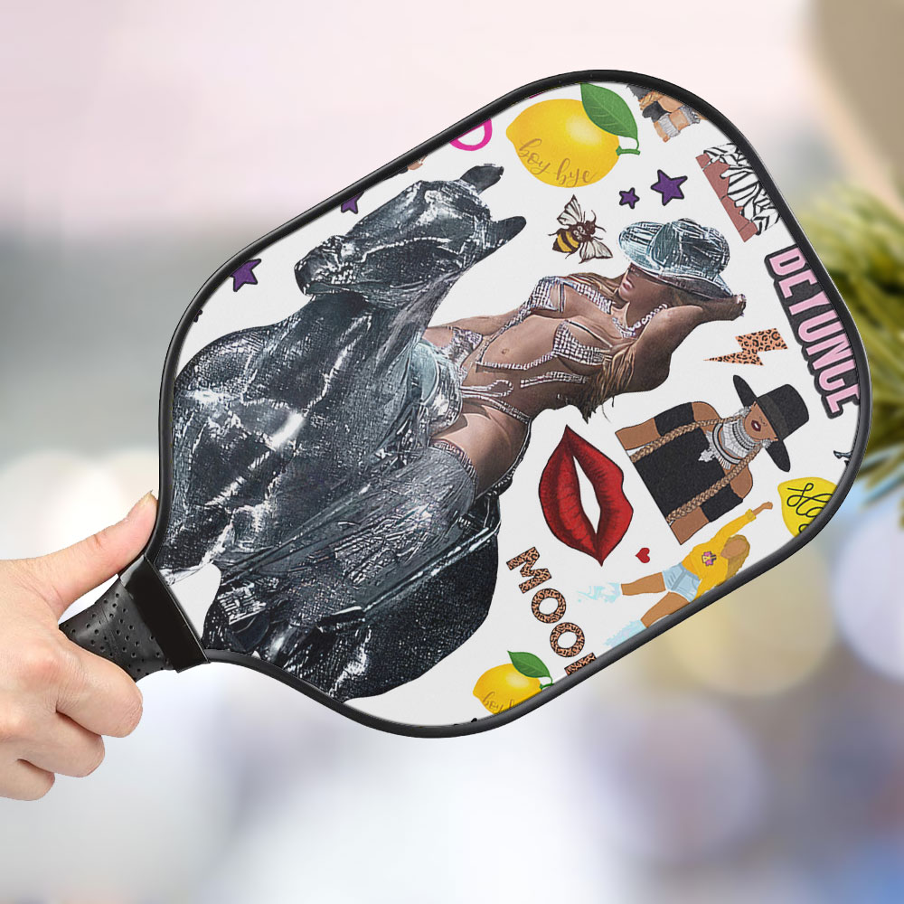 jwdazzle beyonce personalized pickleball paddle k0cdj