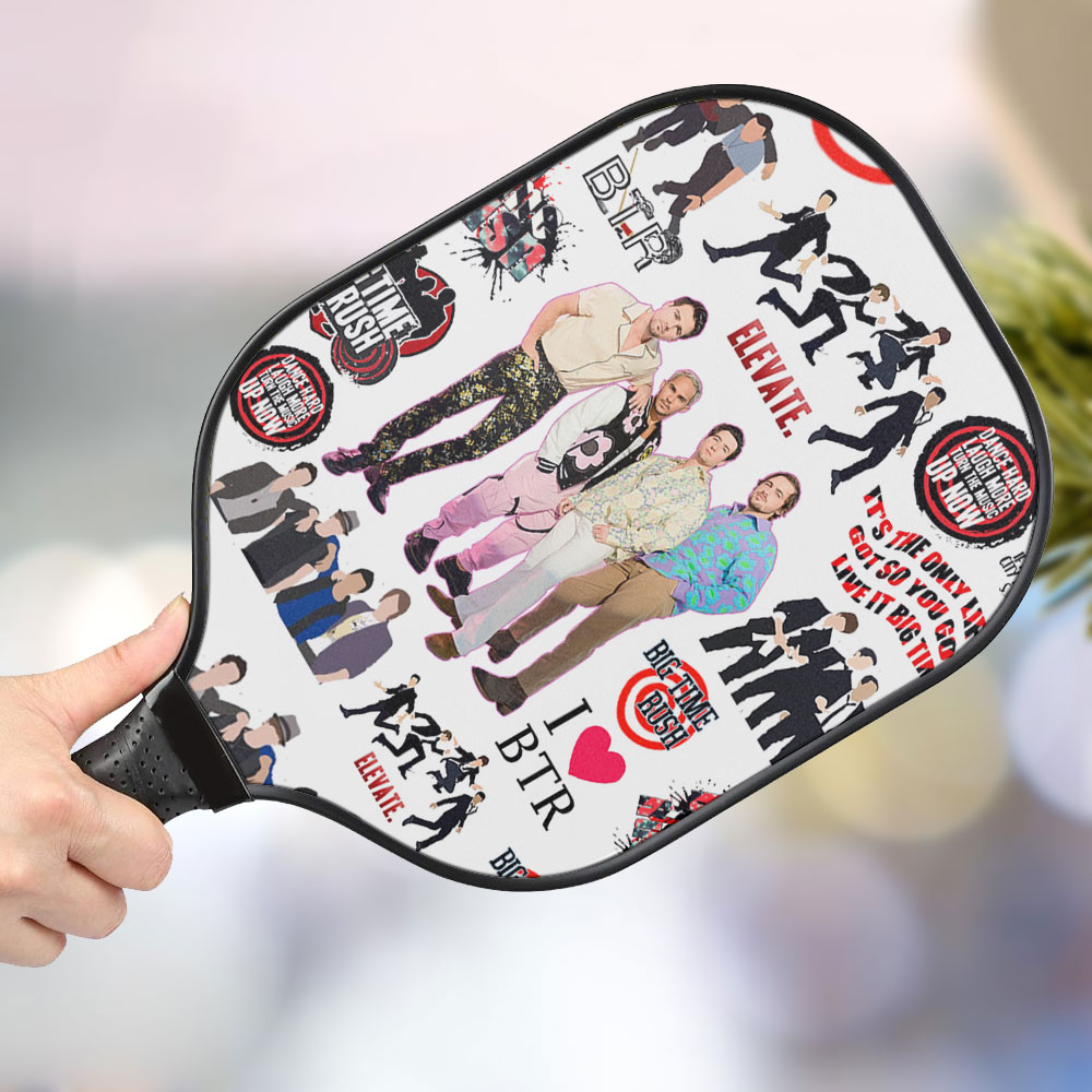 jwdazzle big time rush personalized pickleball paddle 3kr4x
