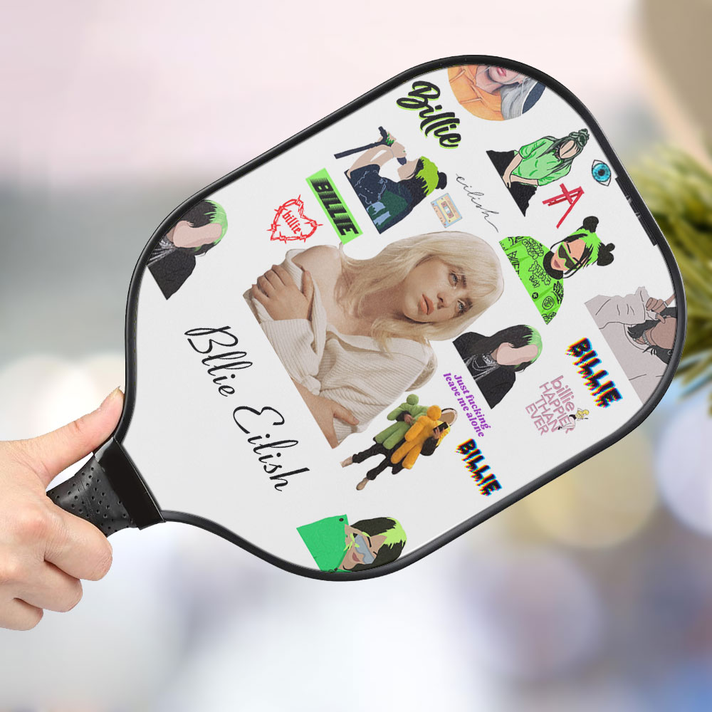 jwdazzle billie eilish personalized pickleball paddle thlfl