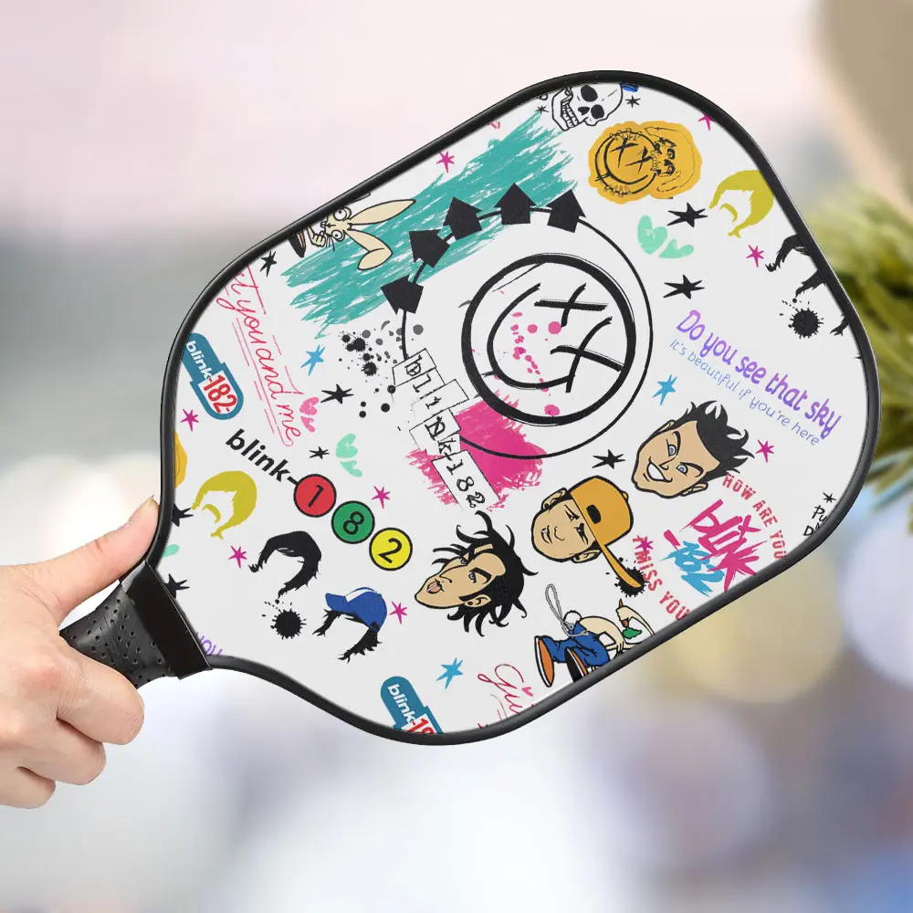 jwdazzle blink 182 personalized pickleball paddle vw03c