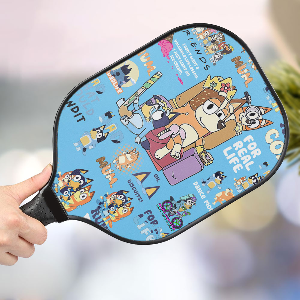 jwdazzle bluey personalized pickleball paddle xaa9q