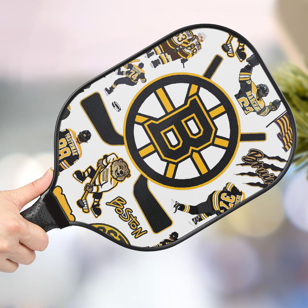 jwdazzle boston bruins personalized pickleball paddle bc7ct
