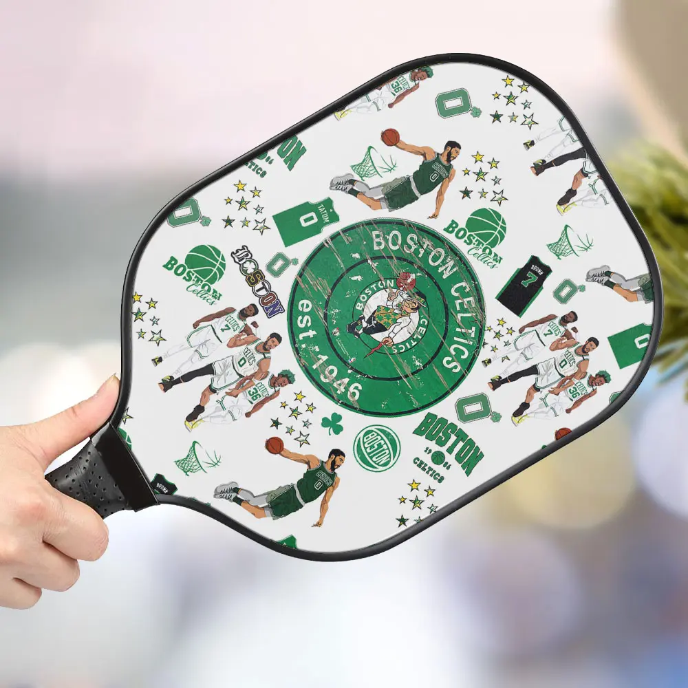jwdazzle boston celtics personalized pickleball paddle ekn5t