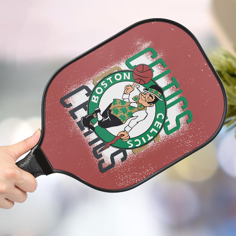 jwdazzle boston celtics personalized pickleball paddle mxclp