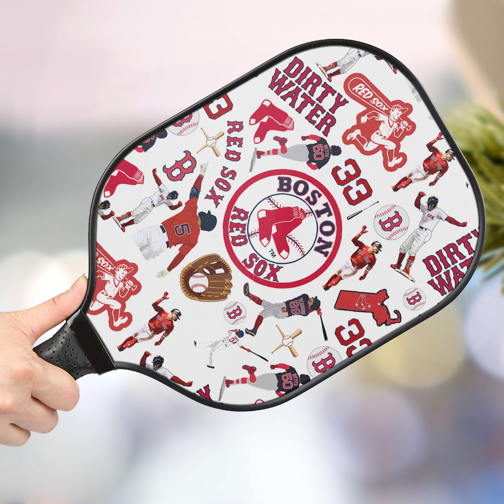 jwdazzle boston red sox personalized pickleball paddle lbivj
