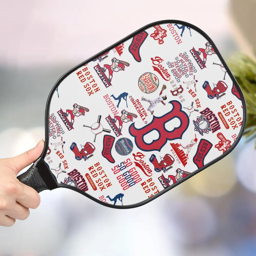 jwdazzle boston red sox personalized pickleball paddle lhdyl