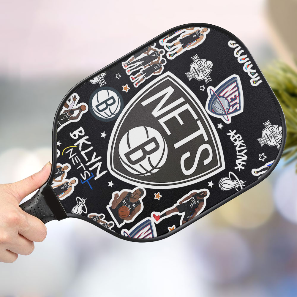 jwdazzle brooklyn nets personalized pickleball paddle ora5t