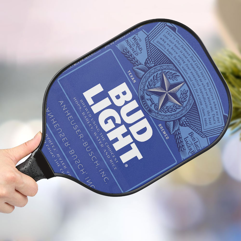 jwdazzle bud light personalized pickleball paddle 0gxko