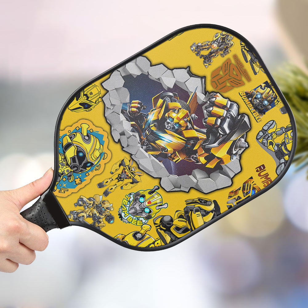 jwdazzle bumblebee personalized pickleball paddle ih0yp