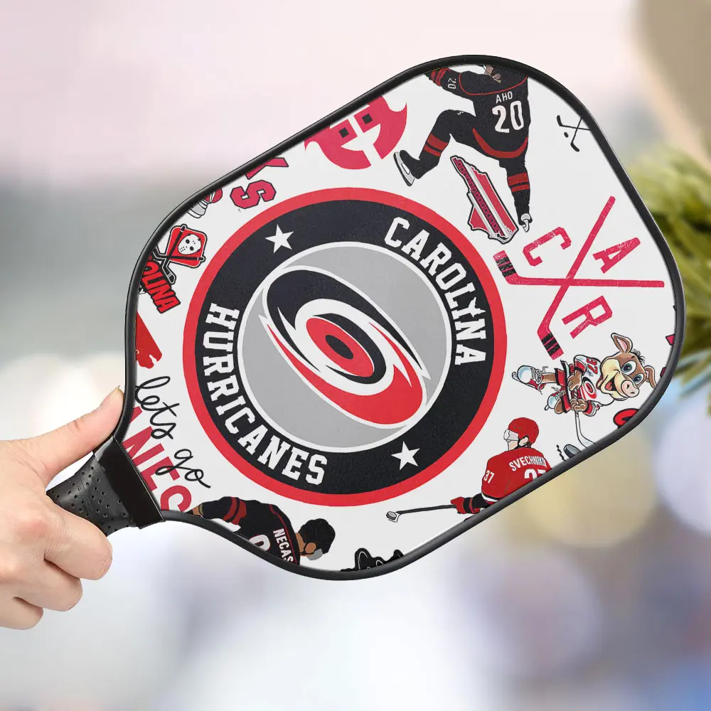 jwdazzle carolina hurricanes personalized pickleball paddle otzmk