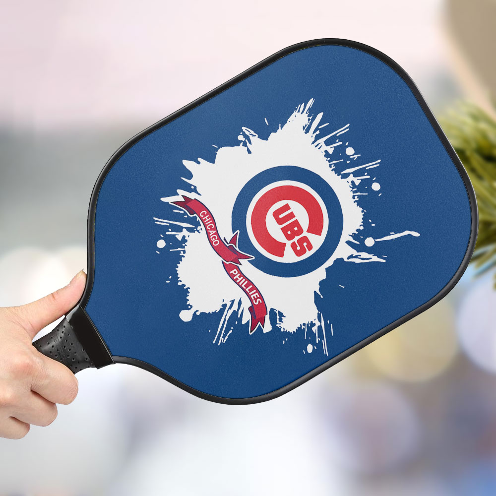 jwdazzle chicago cubs personalized pickleball paddle w9xr5