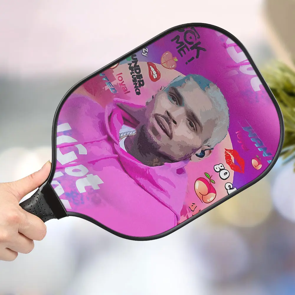 jwdazzle chris brown personalized pickleball paddle 9oiqi