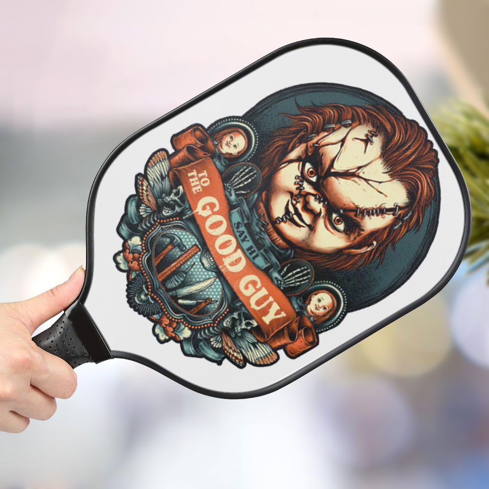 jwdazzle chucky doll personalized pickleball paddle wbee5